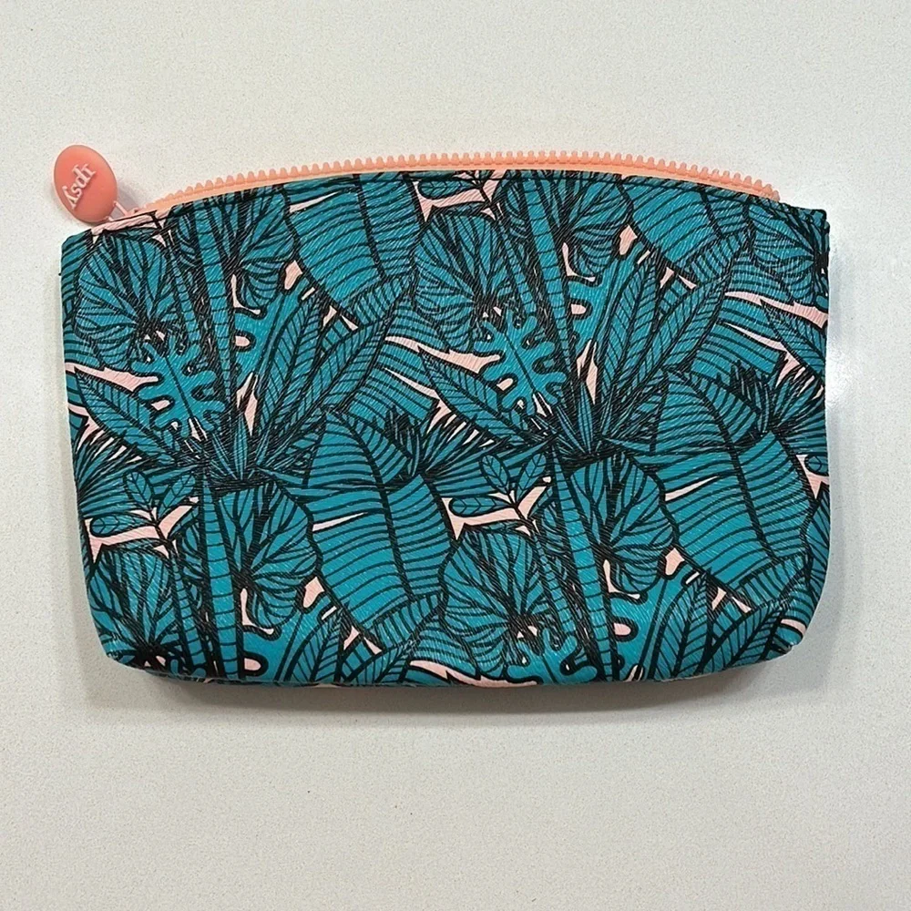 Ipsy Tropical Print Everyday Essentials Cosmetics Bag